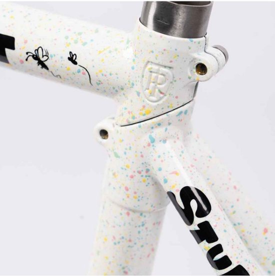 CRUST BIKES / stupid tourist / フレームセット (pastel speckle'd white) / クラスト画像