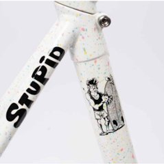 CRUST BIKES / stupid tourist / フレームセット (pastel speckle'd white) / クラスト画像