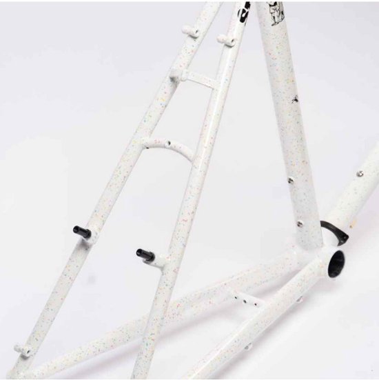 CRUST BIKES / stupid tourist / フレームセット (pastel speckle'd white) / クラスト画像