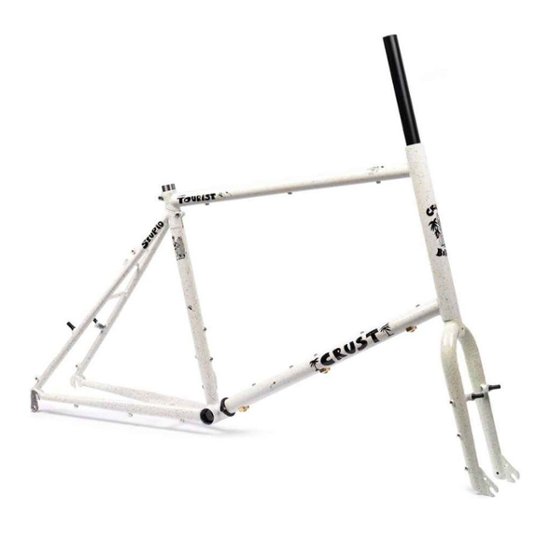 CRUST BIKES / stupid tourist / フレームセット (pastel speckle'd white) / クラスト画像
