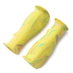 CRUST BIKES /  hyh ergo grip  / yellow swirlの画像