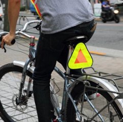 BLUE LUG/ AARDVARK / reflective yield symbol / yellow / リフレクター画像