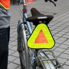 BLUE LUG/ AARDVARK / reflective yield symbol / yellow / リフレクター画像