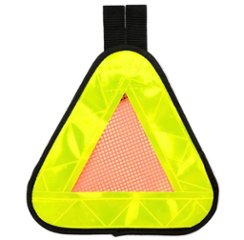 BLUE LUG/ AARDVARK / reflective yield symbol / yellow / リフレクターの画像