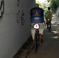 BLUE LUG/ AARDVARK / reflective yield symbol / silver / BL special / リフレクター画像