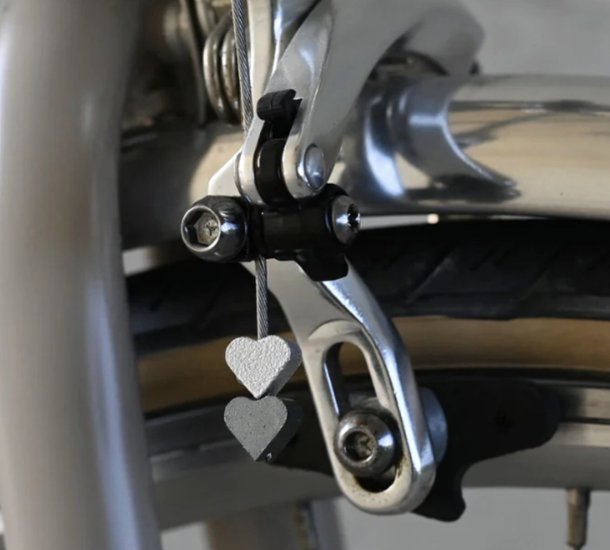 TRNK / トランク / ケーブルエンド / ハート / ブラウン画像