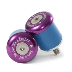 NITTO  / SIMWORKS / Sim Drops / パープル / 24㎜  / エンドキャップ /シムワークス / 日東の画像