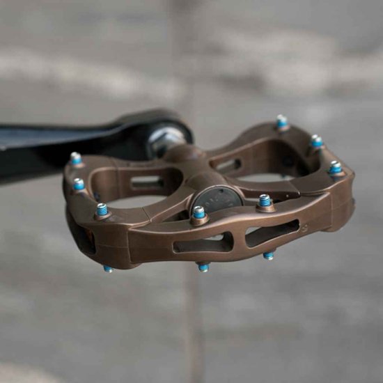 MKS  /pretzel pedal /BL special / brown/limited color / ペダル画像