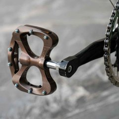 MKS  /pretzel pedal /BL special / brown/limited color / ペダル画像