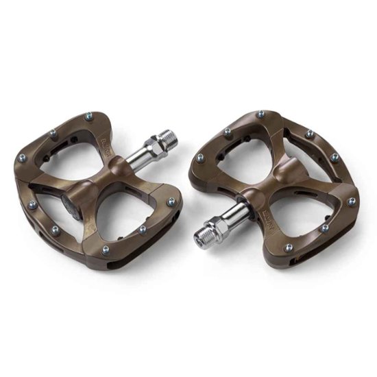 MKS  /pretzel pedal /BL special / brown/limited color / ペダル画像