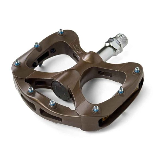 MKS  /pretzel pedal /BL special / brown/limited color / ペダル画像