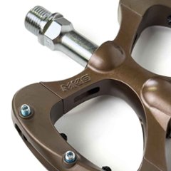MKS  /pretzel pedal /BL special / brown/limited color / ペダル画像