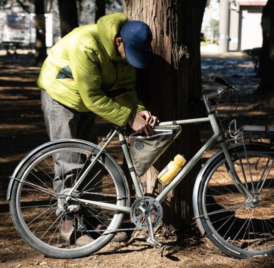 FAIRWEATHER / frame bag / ADV / Sサイズ / rip olive/beige / フェアウェザー / フレーム バッグ画像