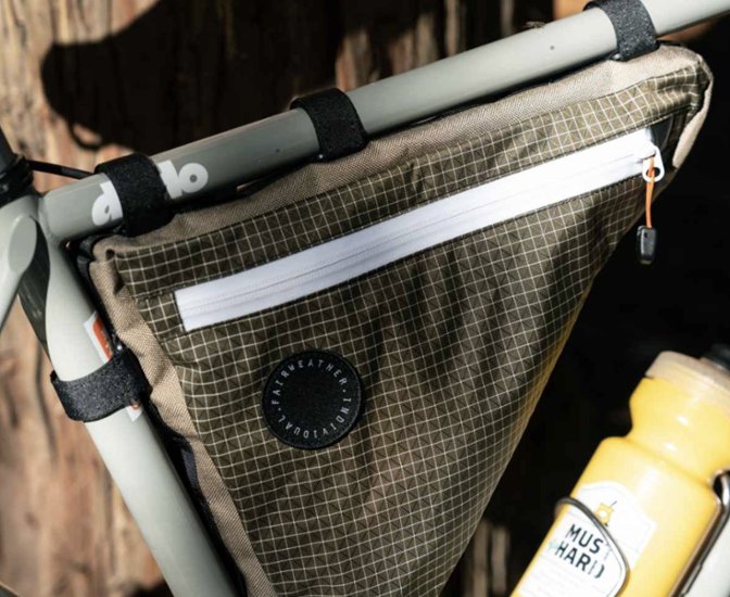 FAIRWEATHER / frame bag / ADV / Mサイズ / rip olive/beige / フェアウェザー / フレーム バッグ画像