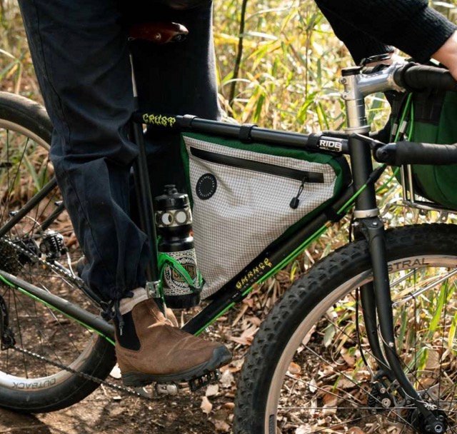FAIRWEATHER / frame bag / ADV / Sサイズ / rip light gray/green