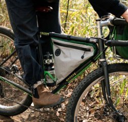 FAIRWEATHER / frame bag / ADV / Sサイズ / rip light gray/green / フェアウェザー / フレーム バッグ画像