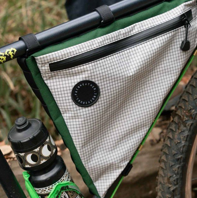 FAIRWEATHER / frame bag / ADV / Sサイズ / rip light gray/green