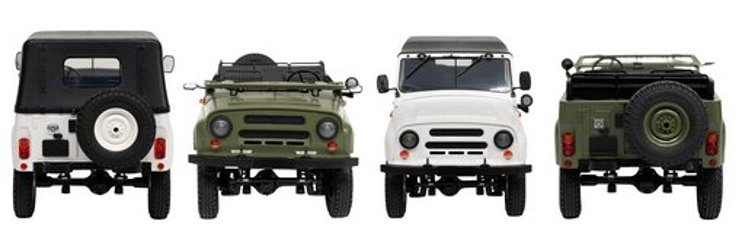 WPL JAPAN / C94 RTR（UAZ-469）/　オリーブ画像