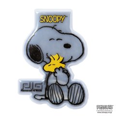 [[PIG] SNOOPY [ スヌーピー & ウッドストック ] / マグネット リフレクター / PEANUTS デザイン / MAGNET REFLECTORの画像