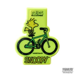 [[PIG] SNOOPY [ サイクリング ウッドストック  ] / マグネット リフレクター / PEANUTS デザイン / MAGNET REFLECTORの画像