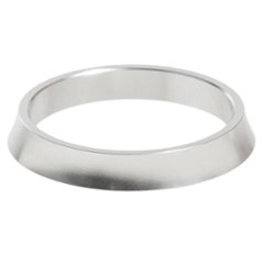 simworks / alloy tapered spacer (silver) / テーパー コラムスペーサー / 高さ：5mm / コラム径[1-1/8]　の画像
