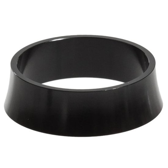 simworks / alloy tapered spacer (black) / テーパー コラムスペーサー / 高さ：10mm / コラム径[1-1/8]　画像