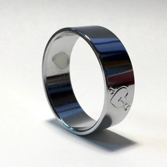 simworks / CrMo コラム Spacer Heart&Arrow ( Chrome Plated ) / コラムスペーサー / 高さ 10mm / コラム径[1-1/8]　画像