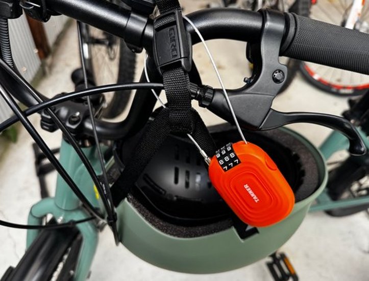 TANNER WIRED LOCK / GREY / 自転車用 コンパクト ワイヤーロック 750mm画像