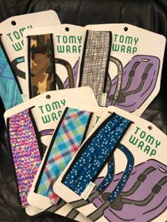 YEPP　用　ハンドルカバー　「TOMY WRAP」の画像