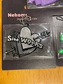 SIMWORKS Nekome Charms /Black　リフレクターの画像