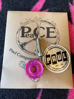 Paul Component　/klamper stem top cap /ピンク　ポール　トップキャップの画像