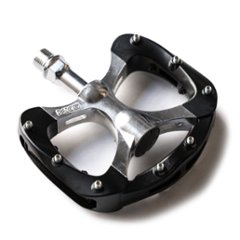 MKS  /pretzel pedal /BL special /　silver body/black cage /外側ブラック　/ペダルの画像