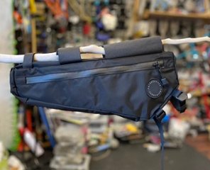 FAIRWEATHER / フェアウェザー / frame bag HALF  / ripstop / black 　バッグの画像