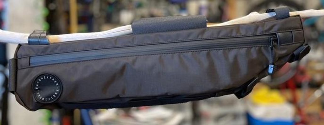 FAIRWEATHER / フェアウェザー / frame bag  / ripstop/brown　バッグの画像