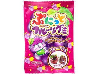 やおきん ぷにっとフルーツグミグレープ味 ×24 【送料込】(一部地域別途)の画像