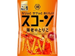 湖池屋 スコーン 海老のとりこ７０ｇ ×12 【送料込】(一部地域別途)の画像