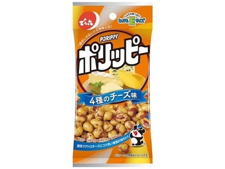 でん六 Ｅサイズポリッピー ４種のチーズ味４４ｇ ×10 【送料込】(一部地域別途)画像