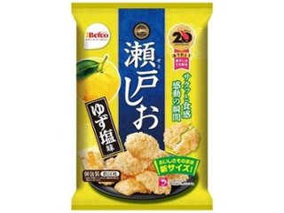 栗山米菓 瀬戸しお ゆず塩味７６ｇ  ×12 【送料込】(一部地域別途)の画像