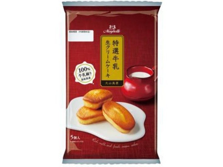 丸中 生クリームケーキ ５個 ×6 【送料込】(一部地域別途)画像