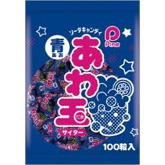 パイン あわ玉 青（サイダー）   ×100 【送料込】(一部地域別途)の画像