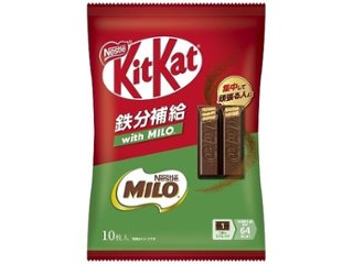 キットカット 鉄分補給ｗｉｔｈＭＩＬＯ１０枚   ×14 【送料込】(一部地域別途)の画像
