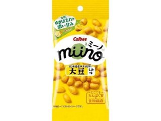 カルビー ｍｉｉｎｏ大豆しお味スリムサイズ ２２ｇ ×18 【送料込】(一部地域別途)の画像