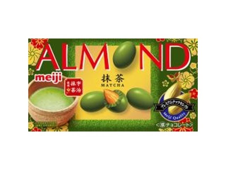 明治 アーモンドチョコレート抹茶６７ｇ ×10 【送料込】(一部地域別途)画像