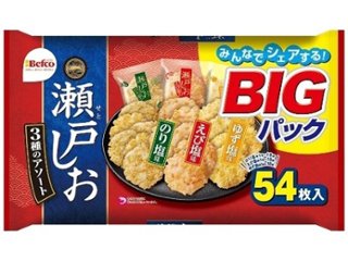 栗山米菓 ＢＩＧパック瀬戸しおアソート５４枚  ×6 【送料込】(一部地域別途)の画像