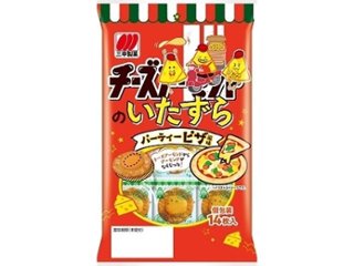 三幸製菓 チーズのいたずら パーティーピザ風味１４枚 ×16 【送料込】(一部地域別途)の画像