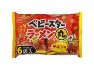 おやつカンパニー ラーメン丸 チキン味６袋入  ×15 【送料込】(一部地域別途)の画像