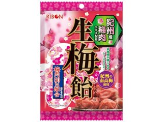 リボン ５４ｇ 紀州梅肉生梅飴 ×12 【送料込】(一部地域別途)の画像