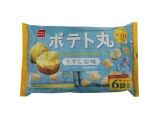 おやつカンパニー ポテト丸 うすしお味６袋入  ×15 【送料込】(一部地域別途)の画像