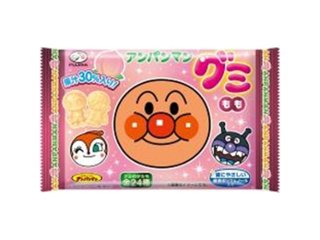 不二家 アンパンマングミ もも６粒 ×20 【送料込】(一部地域別途)の画像