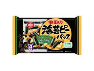 亀田 海苔ピーパック ４袋詰８５ｇ   ×12 【送料込】(一部地域別途)の画像